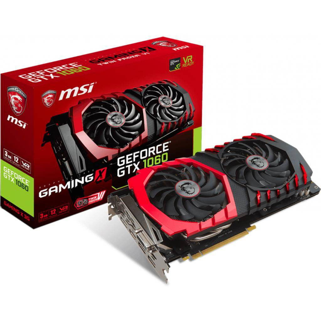 Відеокарта OVER-STOCK MSI GeForce GTX 1060 Gaming X 6144MB GTX 1060 GAMING X 6G