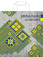 Пакет з петлевий ручкою "Український візерунок" 40х43