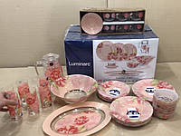 Столовый сервиз 46 предметов Pastel Pink Luminarc N6254