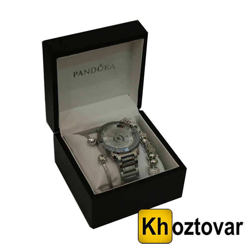 Жіночий наручний годинник із браслетом Pandora P3