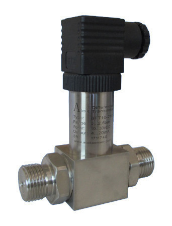 Датчик диференціального тиску BFT 210, 100mBar- 25 Bar, 0-5 V DC, 4-20 mA, перетворювач тиску, фото 1