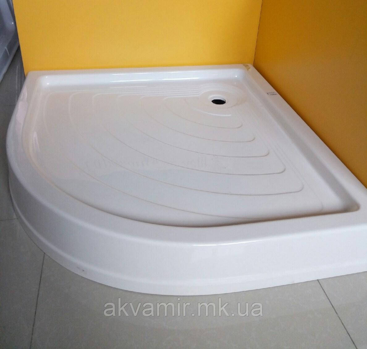 Душовий піддон Marano 80х80 напівкруглий низький, фото 1