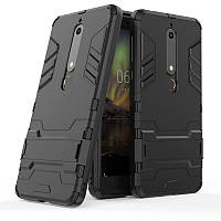 Чохол Nokia 6.1 / Nokia 6 New 2018 Hybrid Armored Case чорний