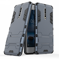 Чохол Nokia 8 Hybrid Armored Case темно-синій