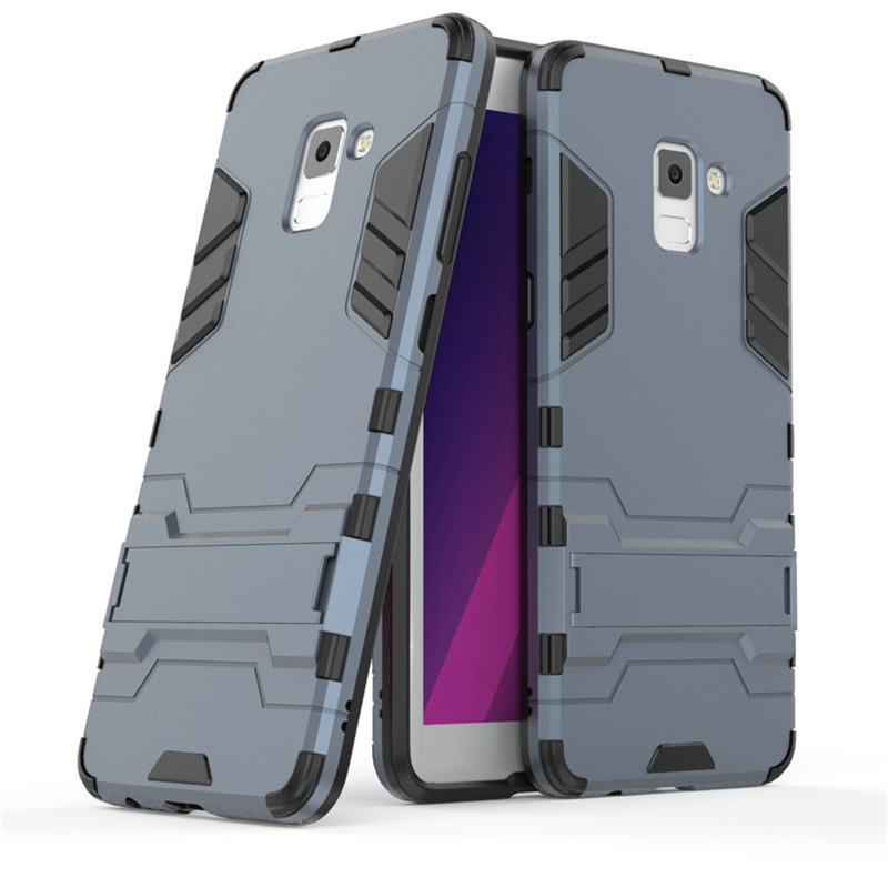 Чохол Samsung A530 / A8 2018 Hybrid Armored Case темно-синій