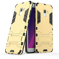 Чохол Samsung A530 / A8 2018 Hybrid Armored Case золотий