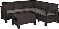 Набор мебели Keter Bahamas Relax, коричневый - серо-бежевый (3253929184017)