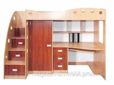 Стіл для школяра плюс ліжко і шафа, комплект Каспер-1, Київ, Даниро