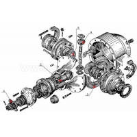 Міст передній, задній, колісний редуктор