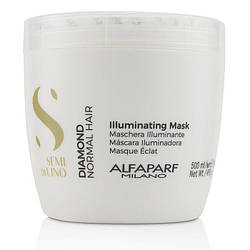 Маска для блиску волосся ALFAPARF Semi Di Lino Diamond Illuminating Mask 500 мл