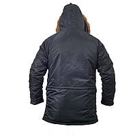 Куртка зимова "slim fit" Аляска Black, фото 5