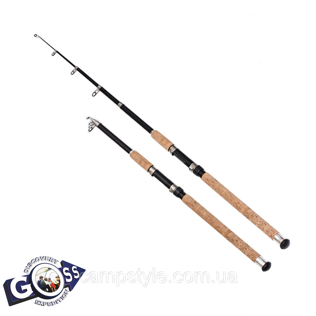 Спінінгове вудлище телескоп Goss Superhard tele 80-120g 2,4м