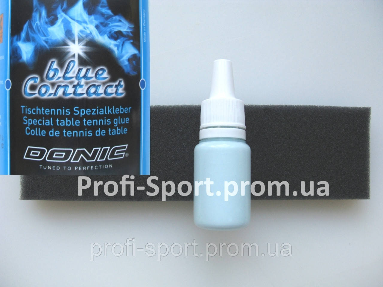 Donic Glue Blue Contact 10 мл водний клей на водній основі для настільного тенісу VOC Free