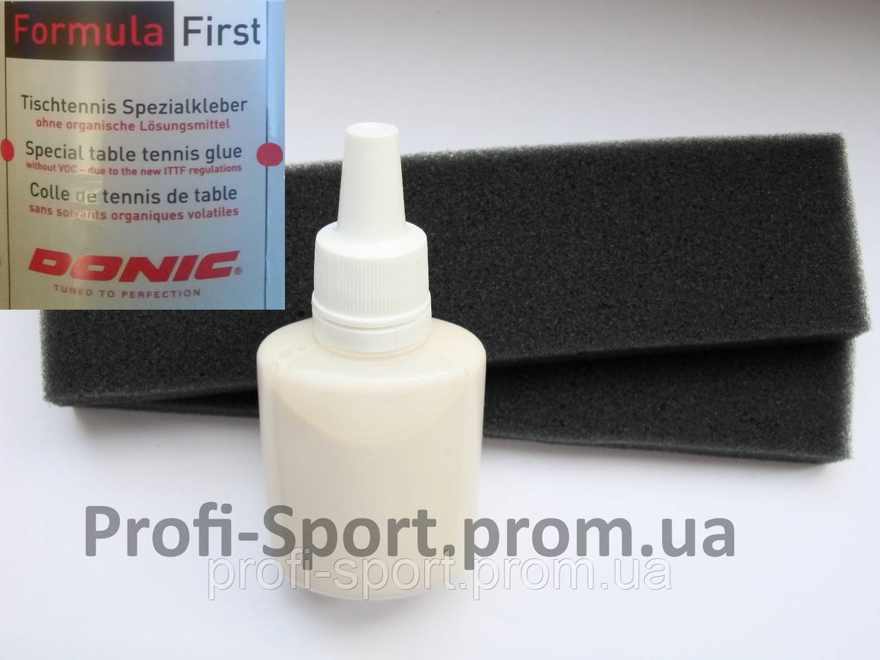DONIC Formula First 30мл водный клей на водной основе для настольного тенниса VOC Free - фото 1 - id-p564123098