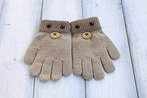 Дитячі в'язані рукавички D115-5, фото 3