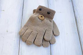 Дитячі в'язані рукавички D115-5, фото 4