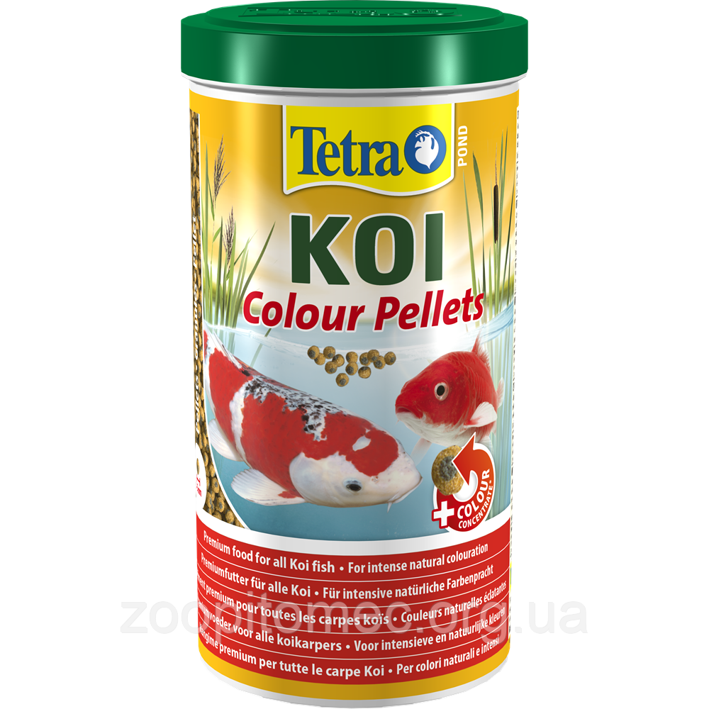 Корм Tetra (Тетра) Ставок Koi Colour Pellets для посилення забарвлення всіх видів Коі, 1 л, фото 1