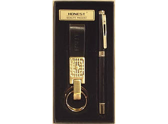 Подарунковий набір HONEST: ручка + брелок
