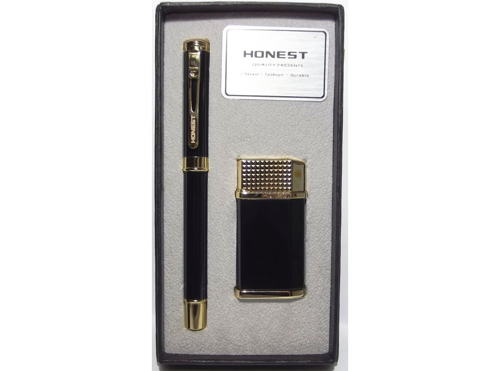 Подарунковий набір HONEST: ручка + запальничка