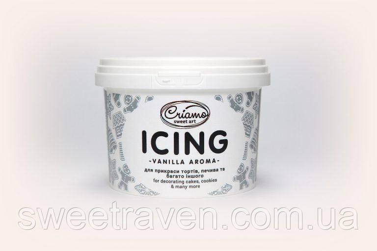 Королівська глазур CRIAMO 250 грам Білий, фото 1