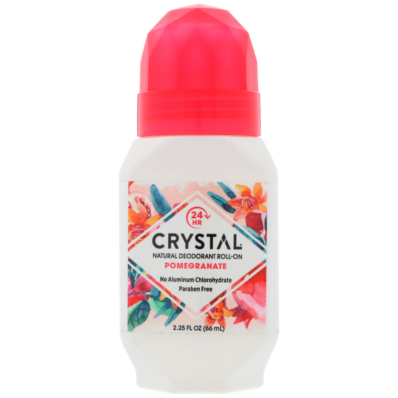 Натуральний кульковий дезодорант, гранат (66 мл), Crystal Body Deodorant