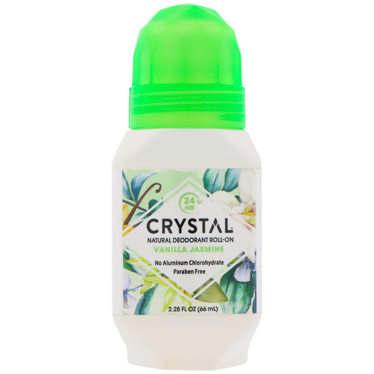 Натуральний кульковий дезодорант, Ваніль і жасмин (66 мл), Crystal Body Deodorant