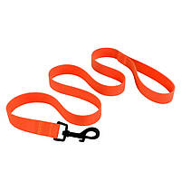 ПОВОД ДЛЯ СПОК ВОДОВІДОВАНИЙ ЗАХИСТИЙ ПОЛІМЕРНИМ ПОКРИТТТЯМ ОРАНЖИЙ 122 см, 25 мм