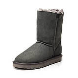 Натуральні жіночі уги UGG Australia Zip Back Grey (змійка ззаду) 36 розміри в наявності., фото 4