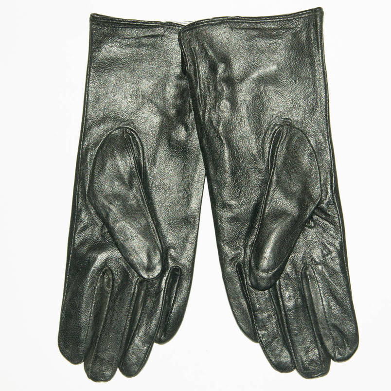 Жіночі шкіряні рукавички на плюше - F29-3, фото 2