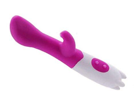 Вібратор із кліторальним відростком Point G 7 режимів, фото 1