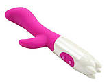 Вібратор із кліторальним відростком Point G 7 режимів, фото 3