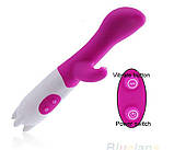 Вібратор із кліторальним відростком Point G 7 режимів, фото 7