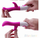 Вібратор із кліторальним відростком Point G 7 режимів, фото 8