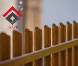 Штахетник металевий Світлий золотий дуб, фото 5