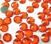 Стразы DMC, Orange/Hyacinth (оранжевый) SS20 термоклеевые. Цена за 144 шт - фото 1 - id-p66280214