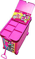 Органайзер для кукол барби и аксессуаров для кукол Tara Toys Barbie 20-Doll Store It All Portable Trunk