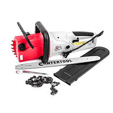 Пила ланцюгова 2400 Вт, 800 м/хв, шина 405 мм, 230 В, прямий двигун INTERTOOL DT-2204, фото 3