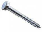 Гвинт для дерева шестигранна головка 8x50 мм цинк (100шт.)