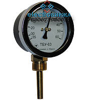 Термометр биметаллический радиальный ТБУ 63