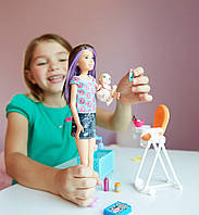 Набор Уход за малышами няня барби Скиппер Barbie Skipper Babysitters Doll & Playset