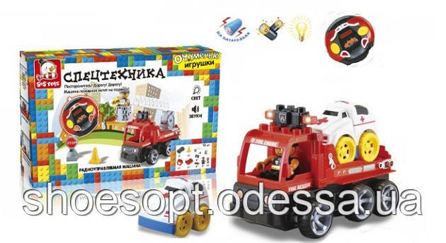 Конструктор Спецтехніка на радіокеруванні, 2 моделі, світло, звук, фото 1
