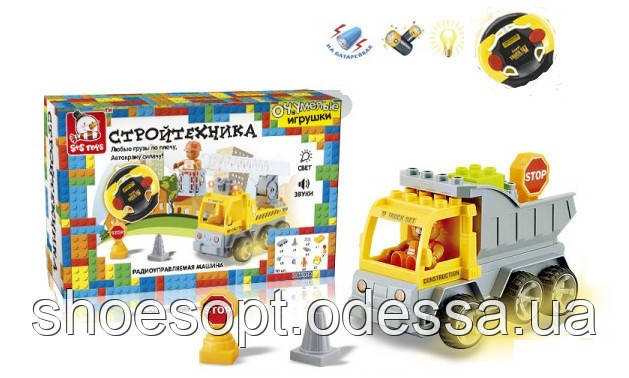 Конструктор Спецтехніка на радіокеруванні, світло, звук, фото 1