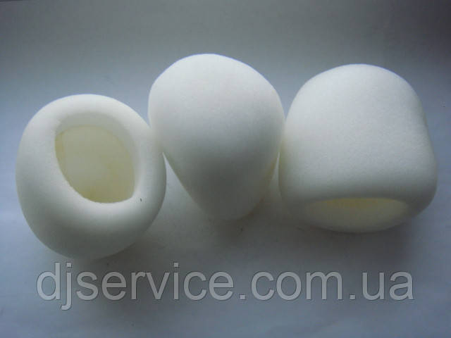Вітрозахист A58WS (white) для SHURE sm58 beta58 pg58 sm87 SENNHEISER ew100g2 ew135g3, фото 1