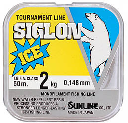 Волосінь зимова Sunline SIGLON ICE 50 м #2.5/0,260 мм 6 кг