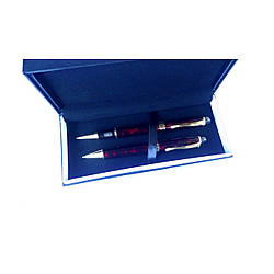 Набір ручок кулькова та капіллярна Z 3018 бордо