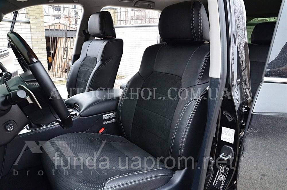 Авточохли з алькантари і арпатеки на сидіння Lexus LX 450D 2016, Leather StyLe, MW BROTHERS
