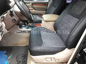 Авточохли з алькантари і арпатеки на сидіння Lexus LX 470, Leather StyLe, MW BROTHERS