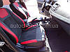 Авточохли на Mitshubishi Lancer X 1.5 зі шкіри і алькантари, Leather StyLe виробник MW-Br, фото 3