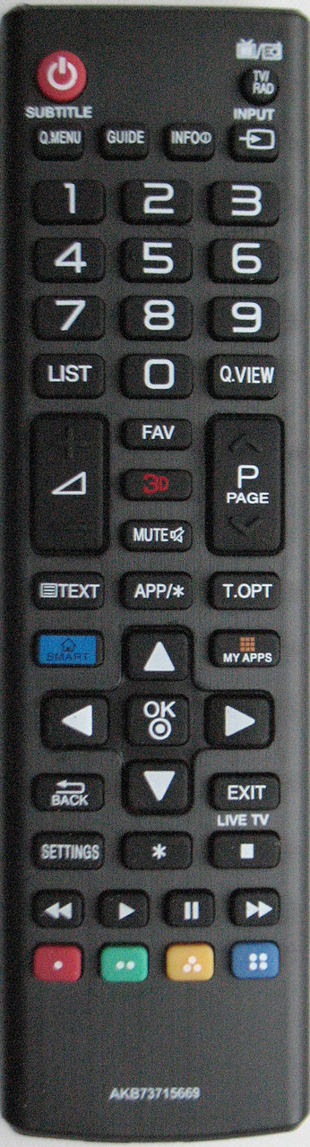 Пульт от Телевизора LG. Модель AKB 73715669 — Купить Недорого на Bigl ...