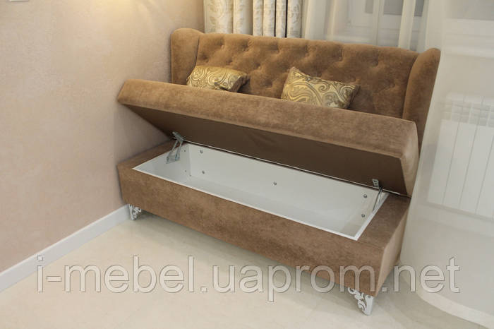 Мягкая лавочка для кухни (Бежевая), цена 5900 грн — Prom.ua (ID#796540427)